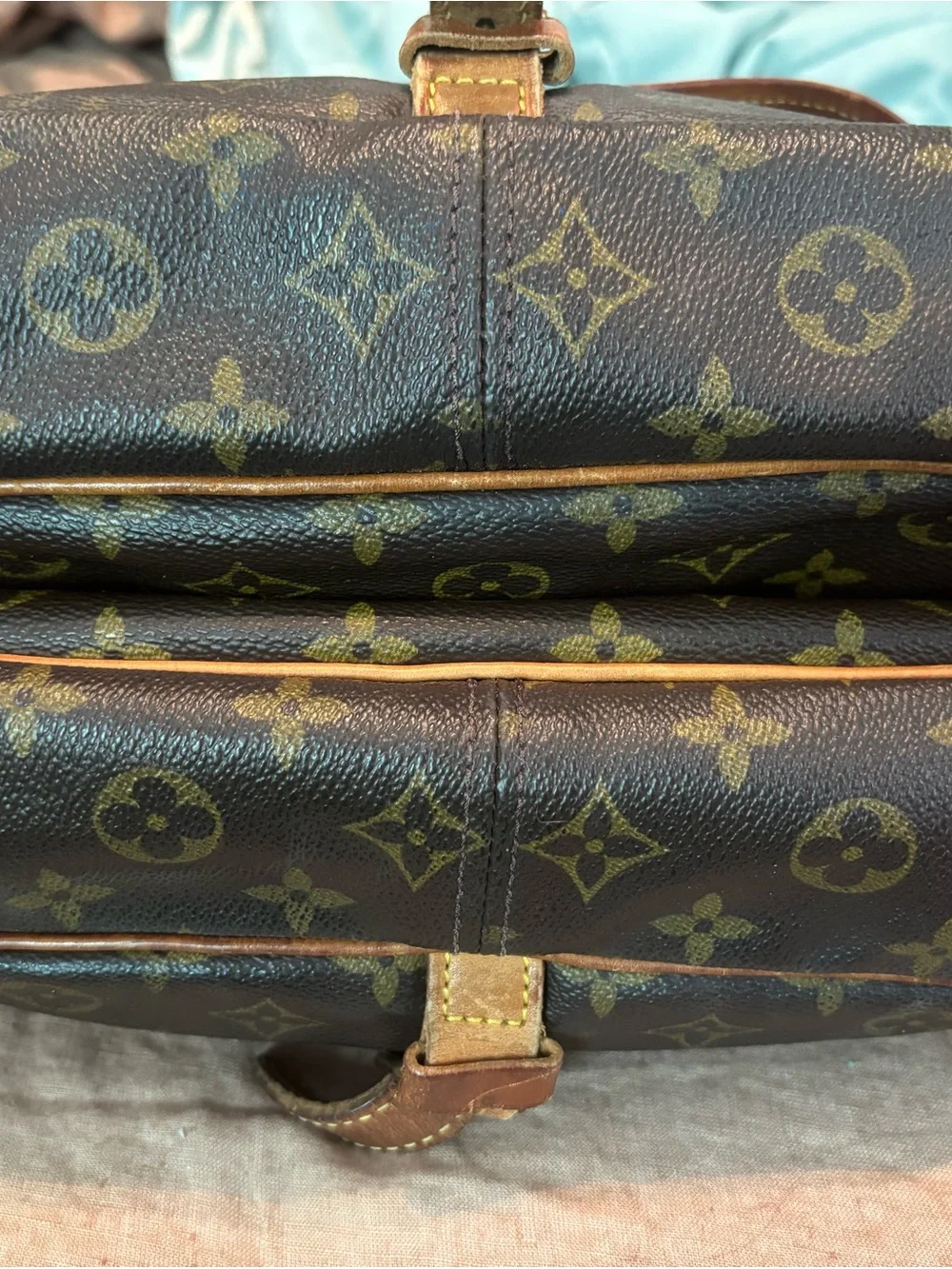 Authentic Vintage Louis Vuitton Monogram Saumur 30 Crossbody Bag-AS IS
